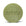 Close-up of pale green round arista shampoo bar with embossed lettering