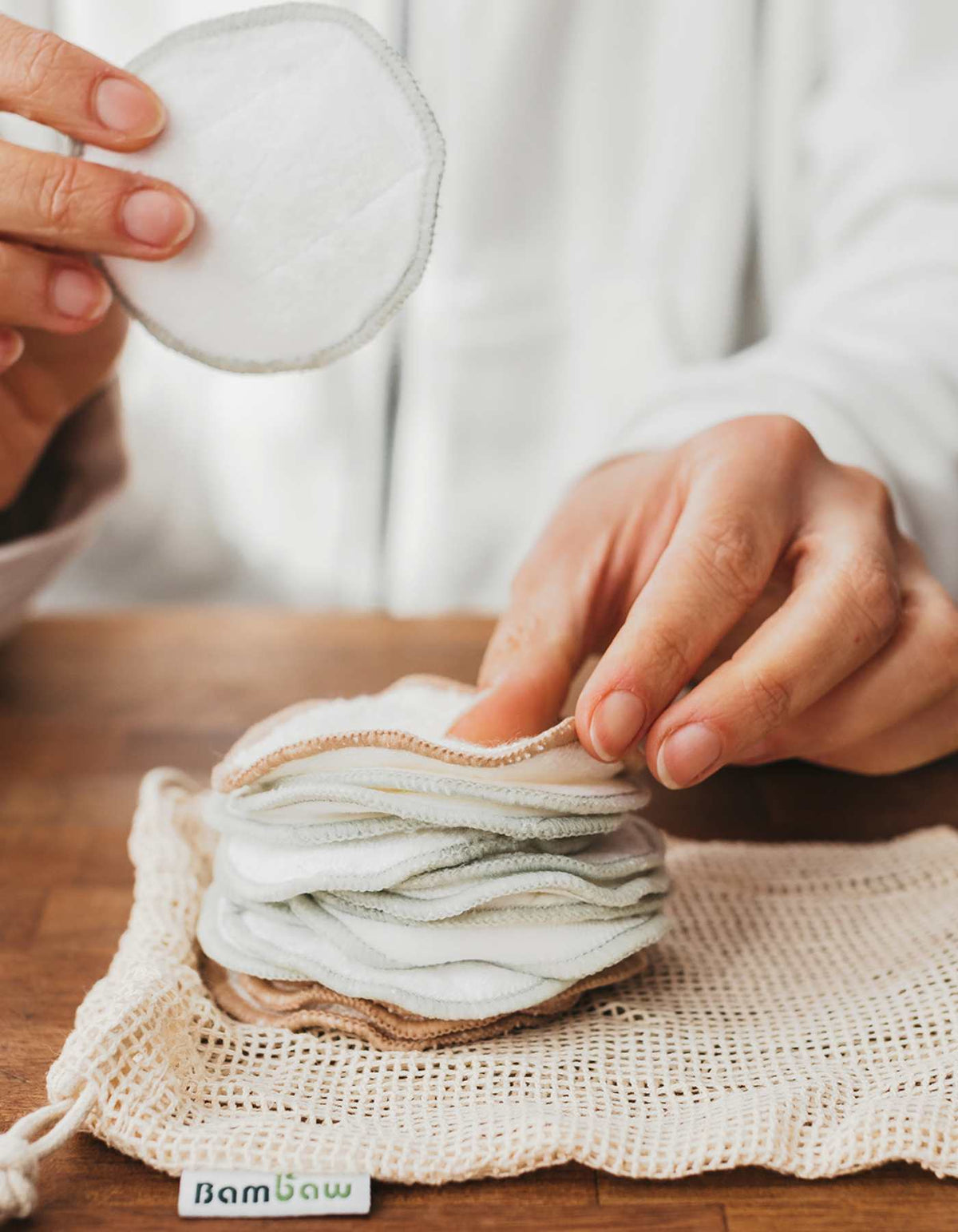 bambaw reusable makeup remover pads