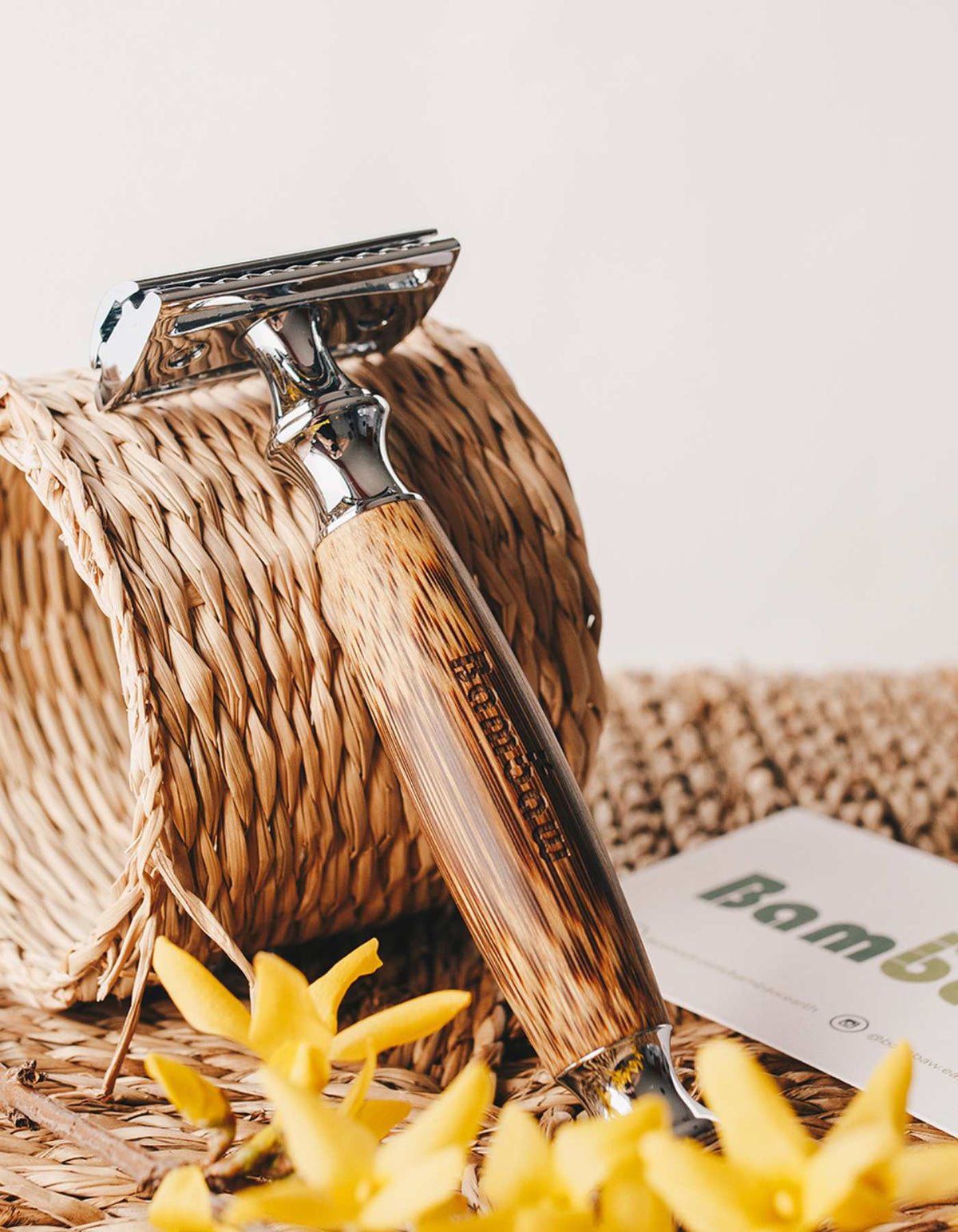 bambaw bamboo reusable safety razor