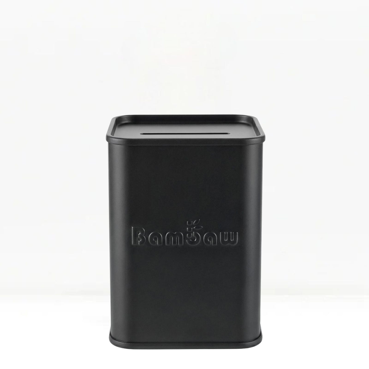 Black blade box container with 'Bambaw' branding on a white background