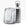 Shiny stainless steel non insulated bottle with a wooden lid and metal handle beside a metal lunch tin
