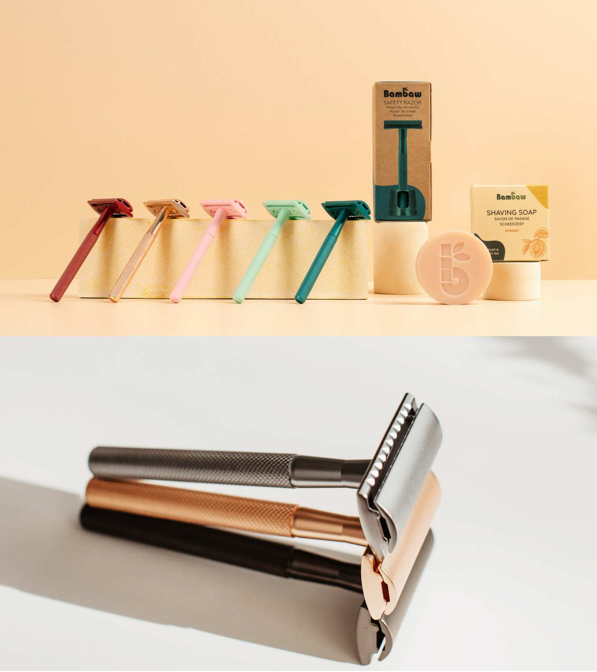 bambaw reusable single blade double edge metal safety razor