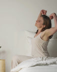 bambaw cozy bamboo duvet cover features video in use by a woman waking up