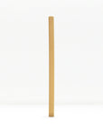 Single bamboo straw centered against a white background
